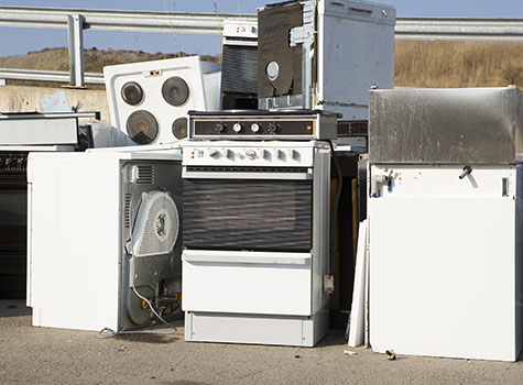 Mitten & Son Disposal Service will take care of your unwanted appliances.