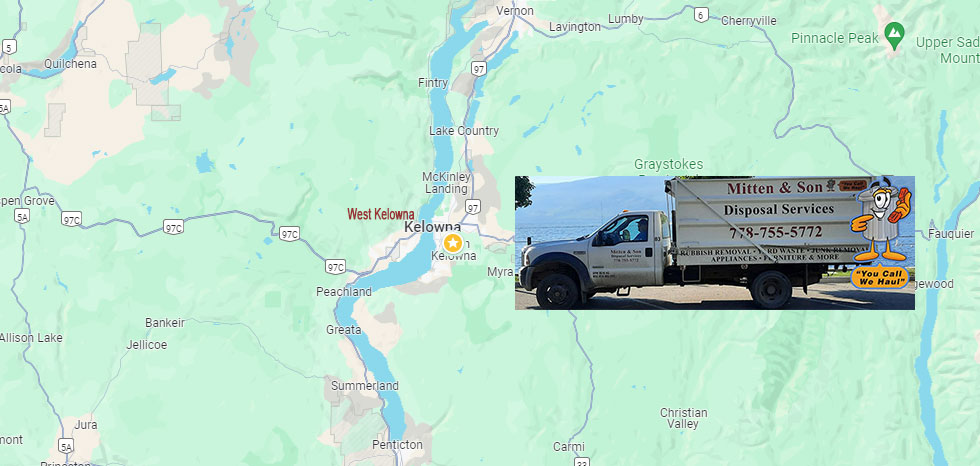 Mitten And Son Disposal is happy to help with all sizes of jobs in any location from Penticton to Vernon, BC.